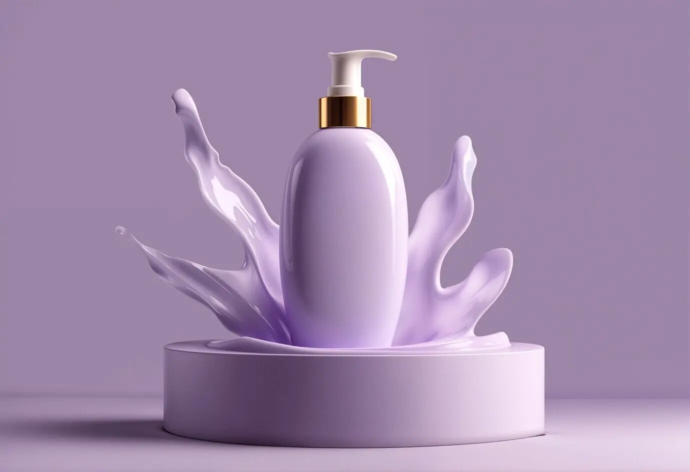 3D-косметический продукт в студии